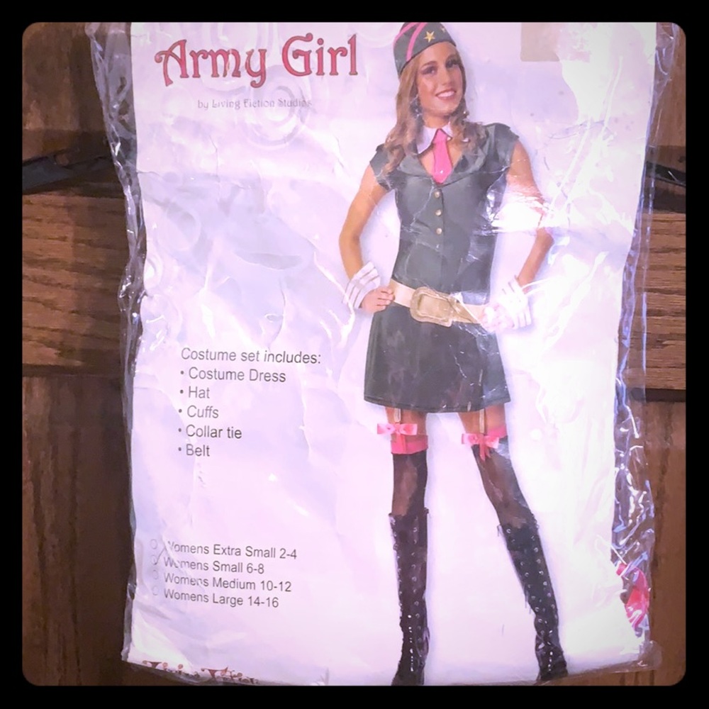 Army Girl Small Costume